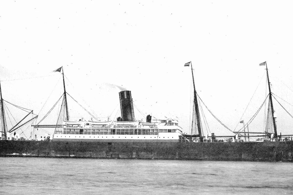 Así era el SS Mesaba.