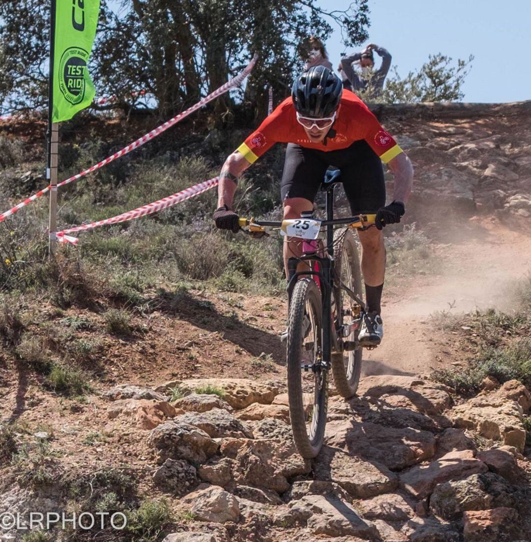 Biker durante la prueba