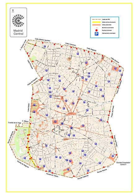 Perímetro de Madrid Central