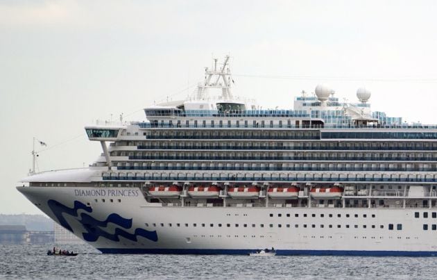 El crucero Diamond Princess.