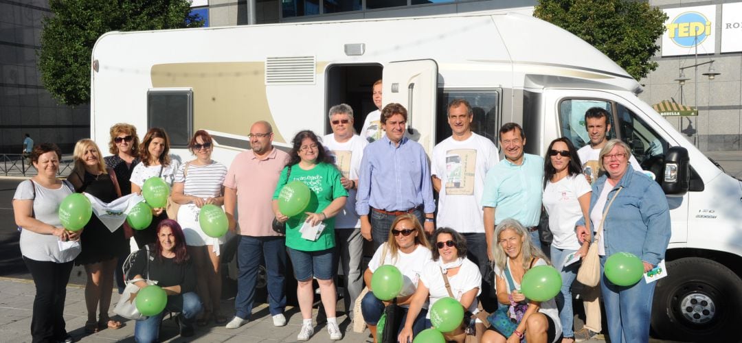 La Caravana Verde de la educación ha partido de Fuenlabrada.