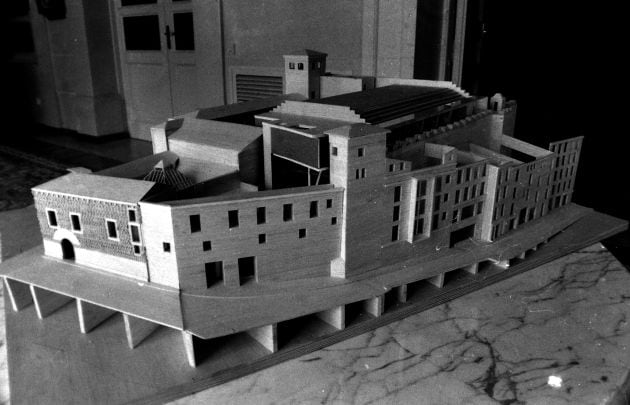 Maqueta del proyecto de rehabilitación en 1999 por parte del estudio de los arquitectos Óscar Tusquets y Carlos Díaz, de Barcelona