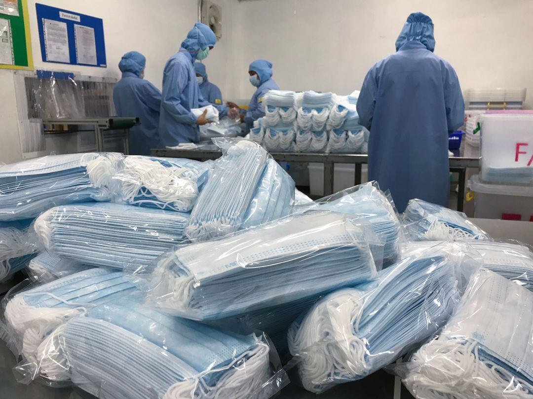 Material sanitario de protección