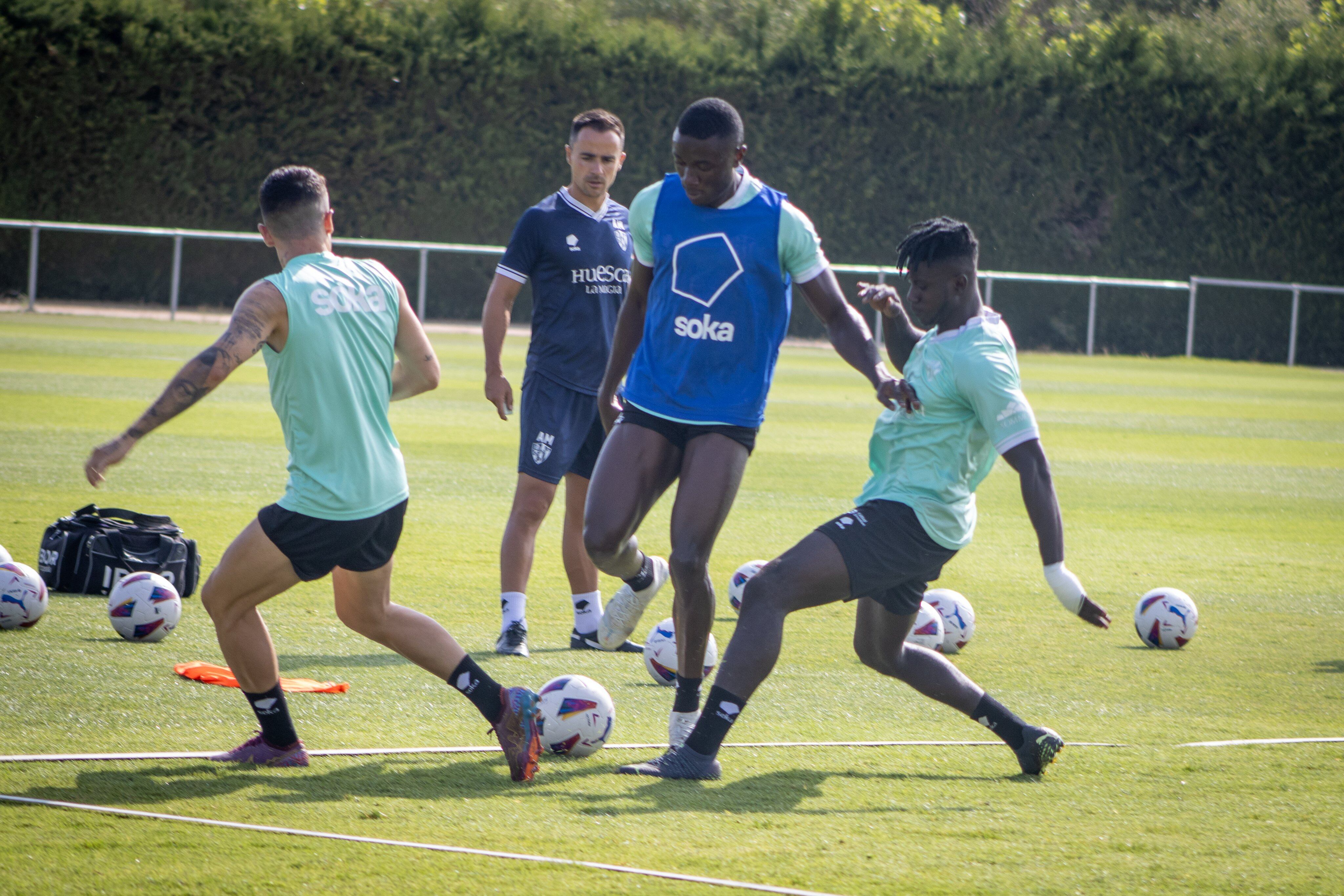 La SD Huesca sigue adelante con la pretemporada