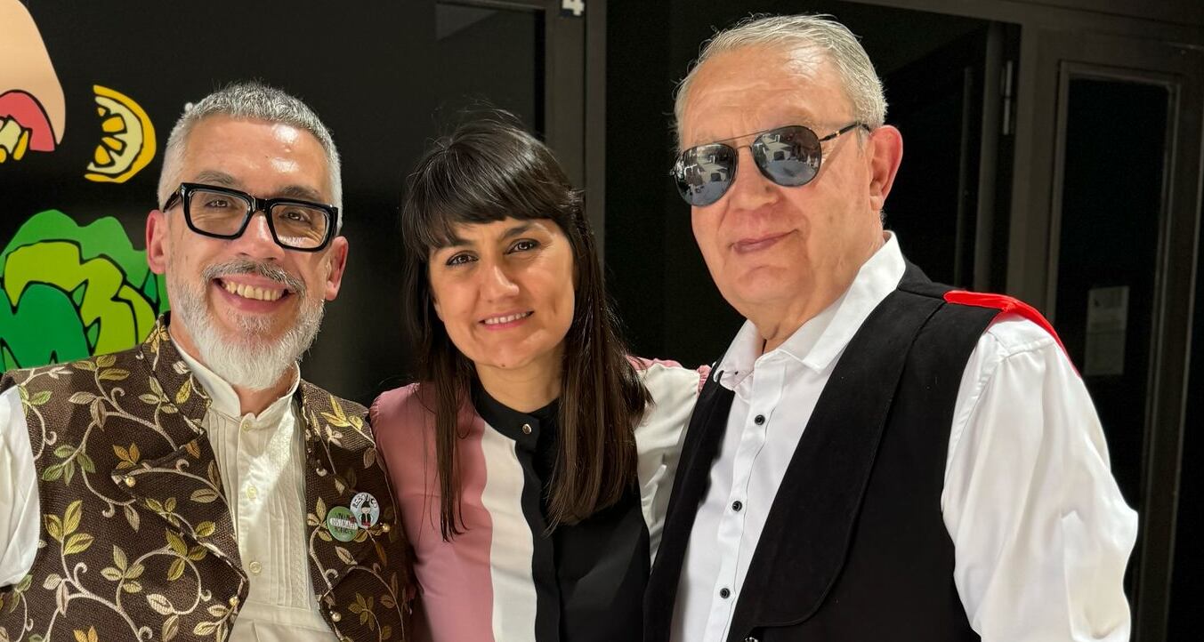 De izquierda a derecha: Paco Sánchez, María González Veracruz, secretaria de Estado de Digitalización e Inteligencia Artificial, y José Antonio Ruiz Vivo, periodista y ex portavoz del Partido Popular, habitual columnista de Hoy por hoy.