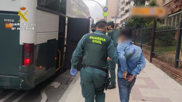 Llegada de los detenidos a la Comandancia de Guadalajara