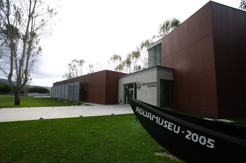 Entrada a las instalaciones del Aquamuseu do río Minho de Vila Nova de Cerveira