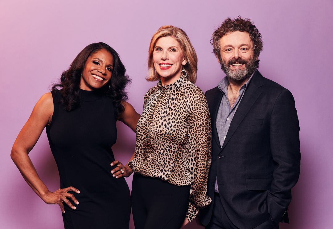 Audra McDonald, Christine Baranski, i Michael Sheen, protagonistes de &quot;The Good Fight&quot;.