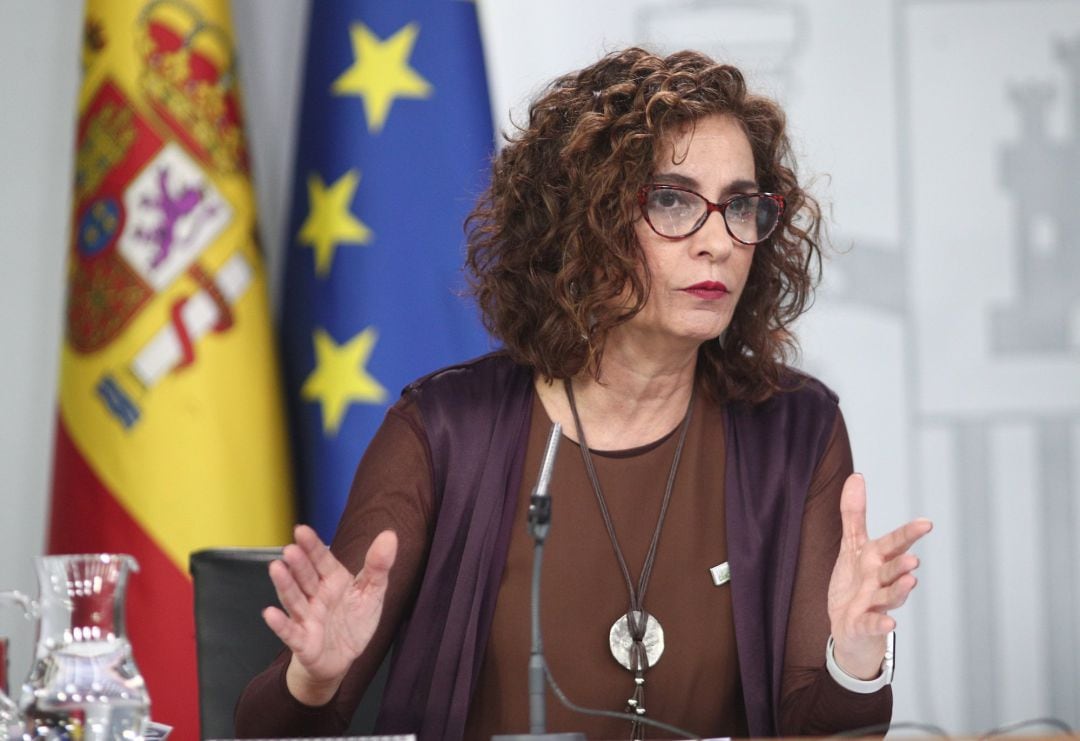 La ministra de Hacienda y Portavoz del Gobierno, María Jesús Montero. 