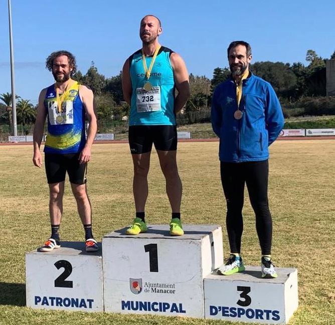 L'atleta del Cecome es va proclamar campió balear de llançaments.