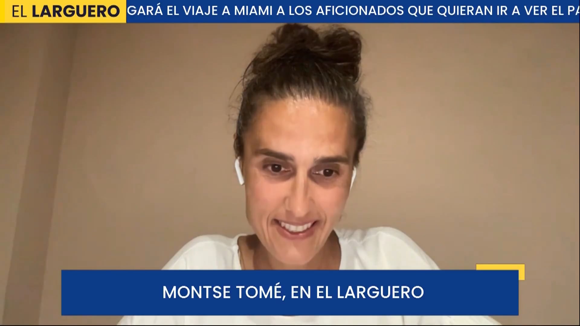 Montse Tomé, protagonista en 'El Larguero'