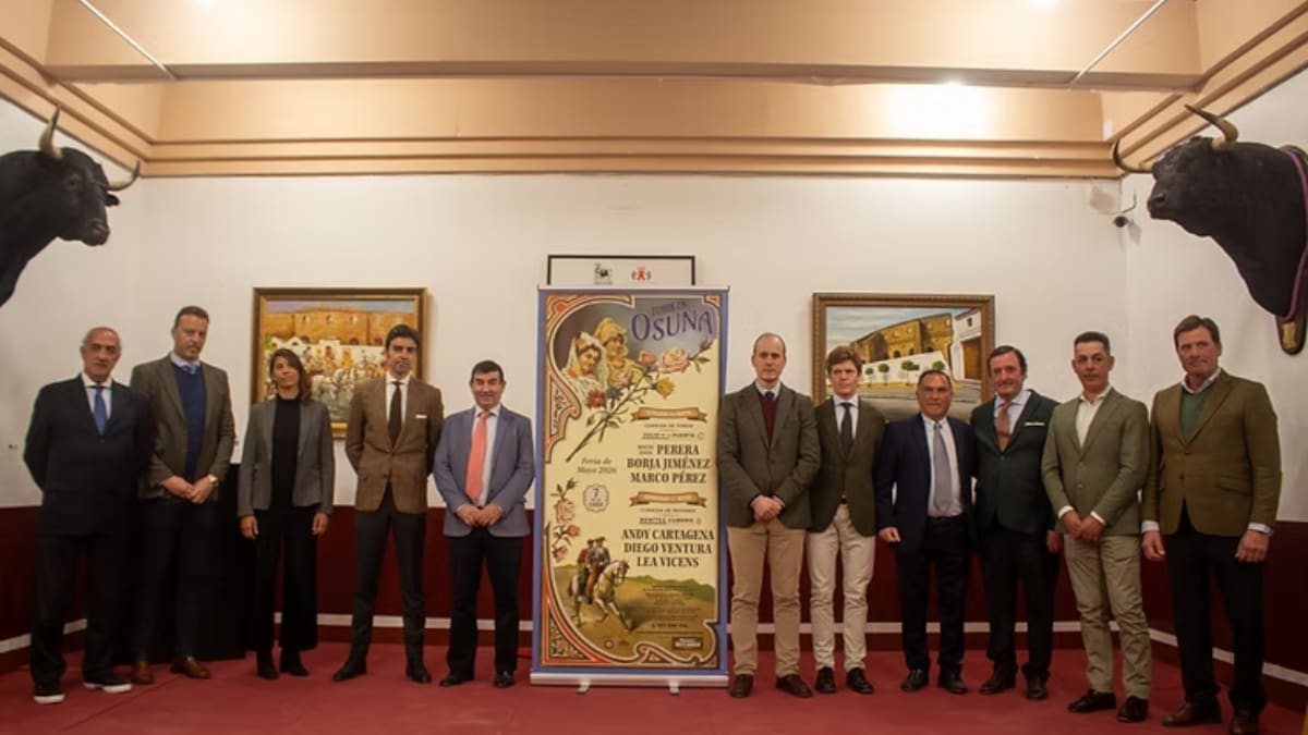Carmelo García presentó dos atractivos carteles para la Feria de Osuna