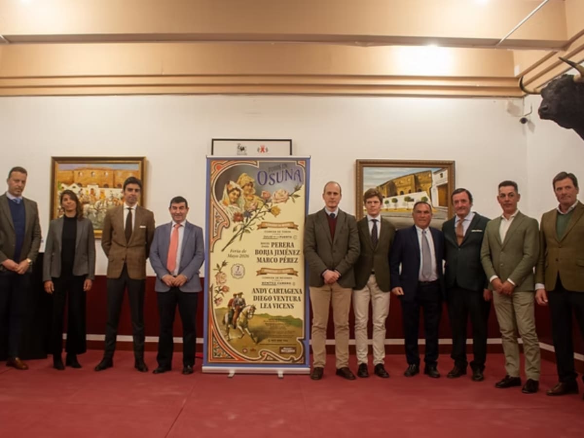 Carmelo García presentó dos atractivos carteles para la Feria de Osuna