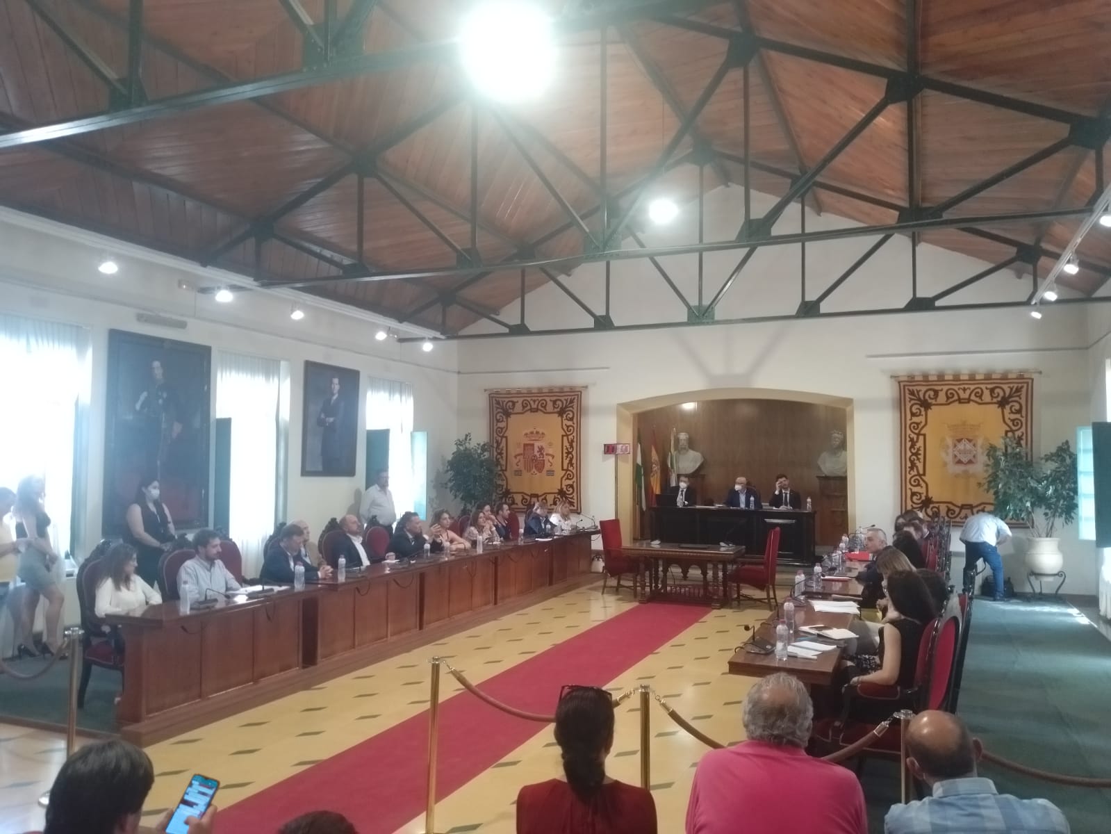 Pleno de la moción de censura en Linares (05/07/2022)