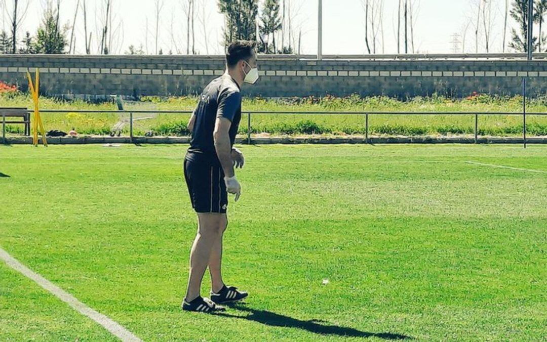 Aira, durante una de las sesiones tras el confinamiento