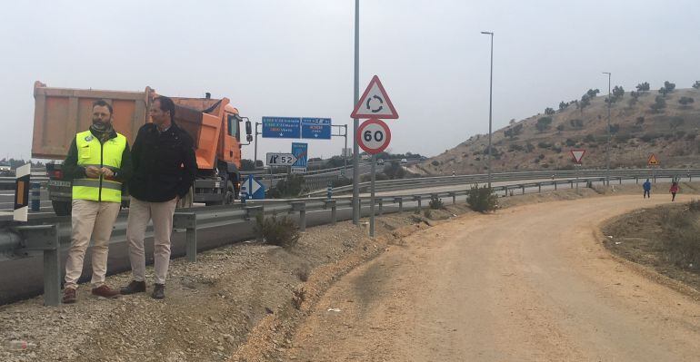 Valdivielso visita las obras de la A-316