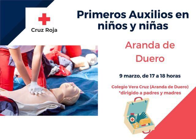 Cartel del curso de Primeros Auxilios