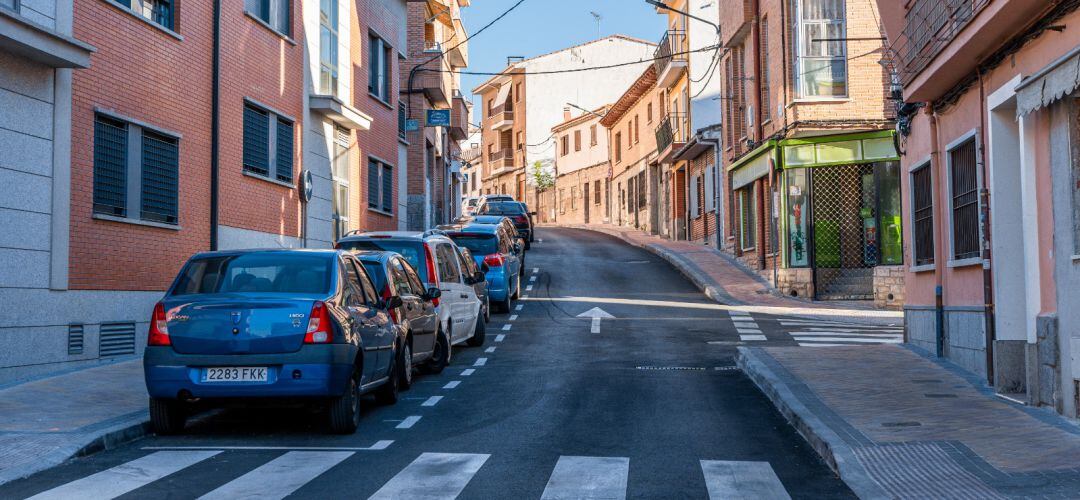 Una de las calles remodeladas