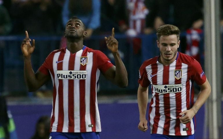 Jackson Martinez celebra el gol anotado ante el Astana.