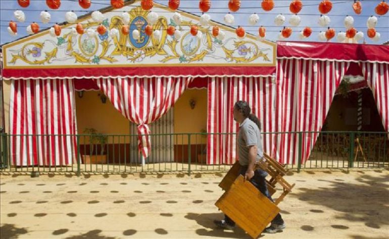 Caseta de la feria de abril de Sevilla