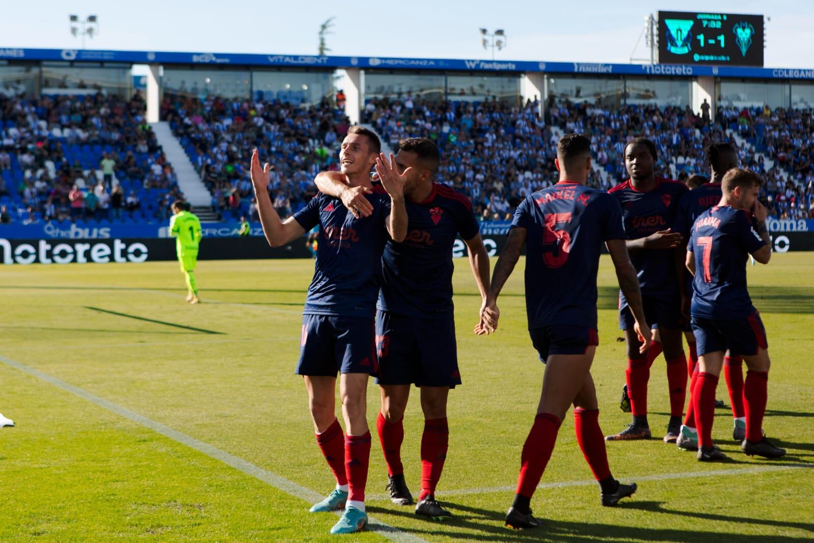 El Albacete gana en Butarque con un doblete de Dubasin