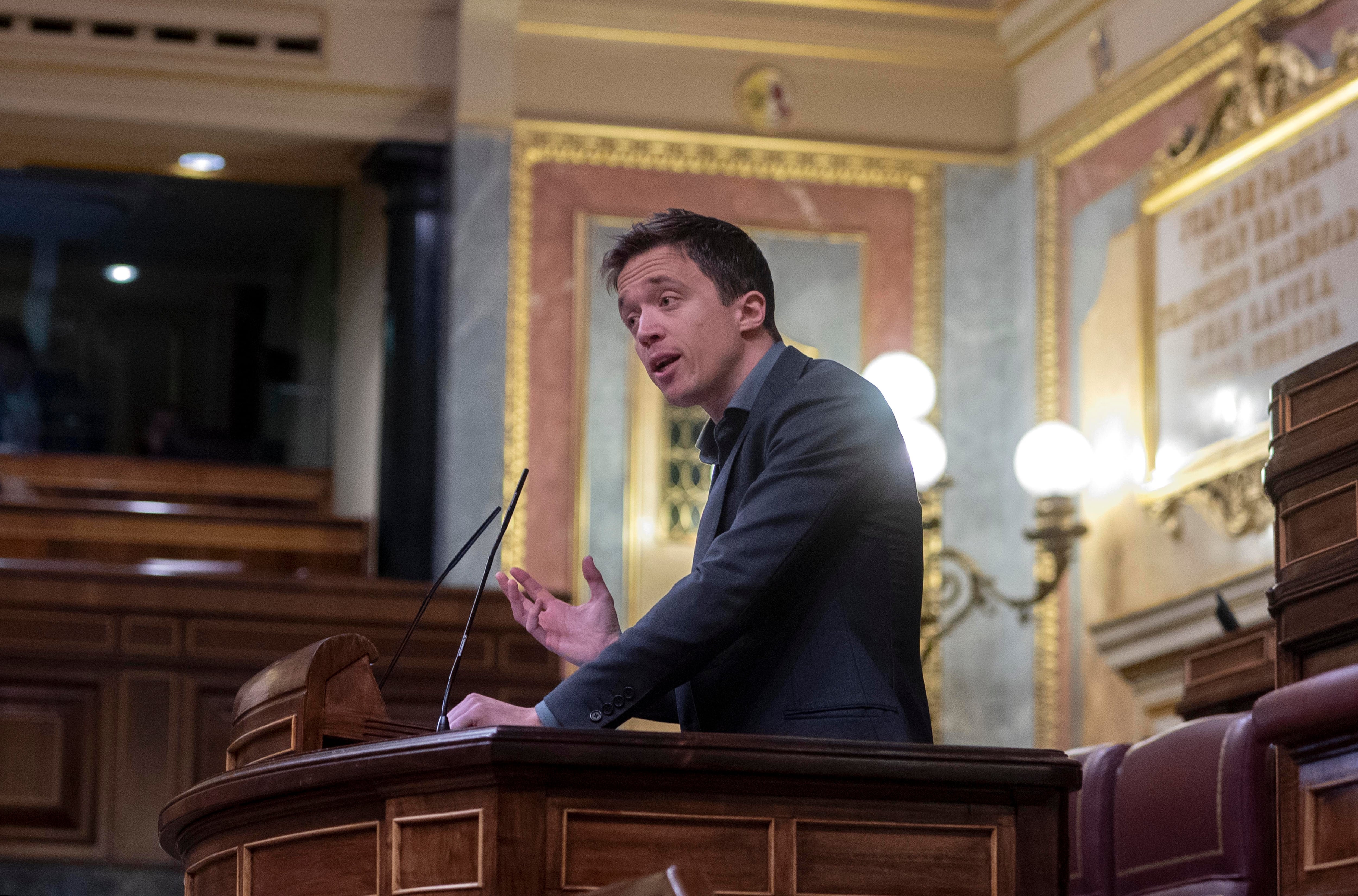 Íñigo Errejón en una comparecencia en el Congreso.