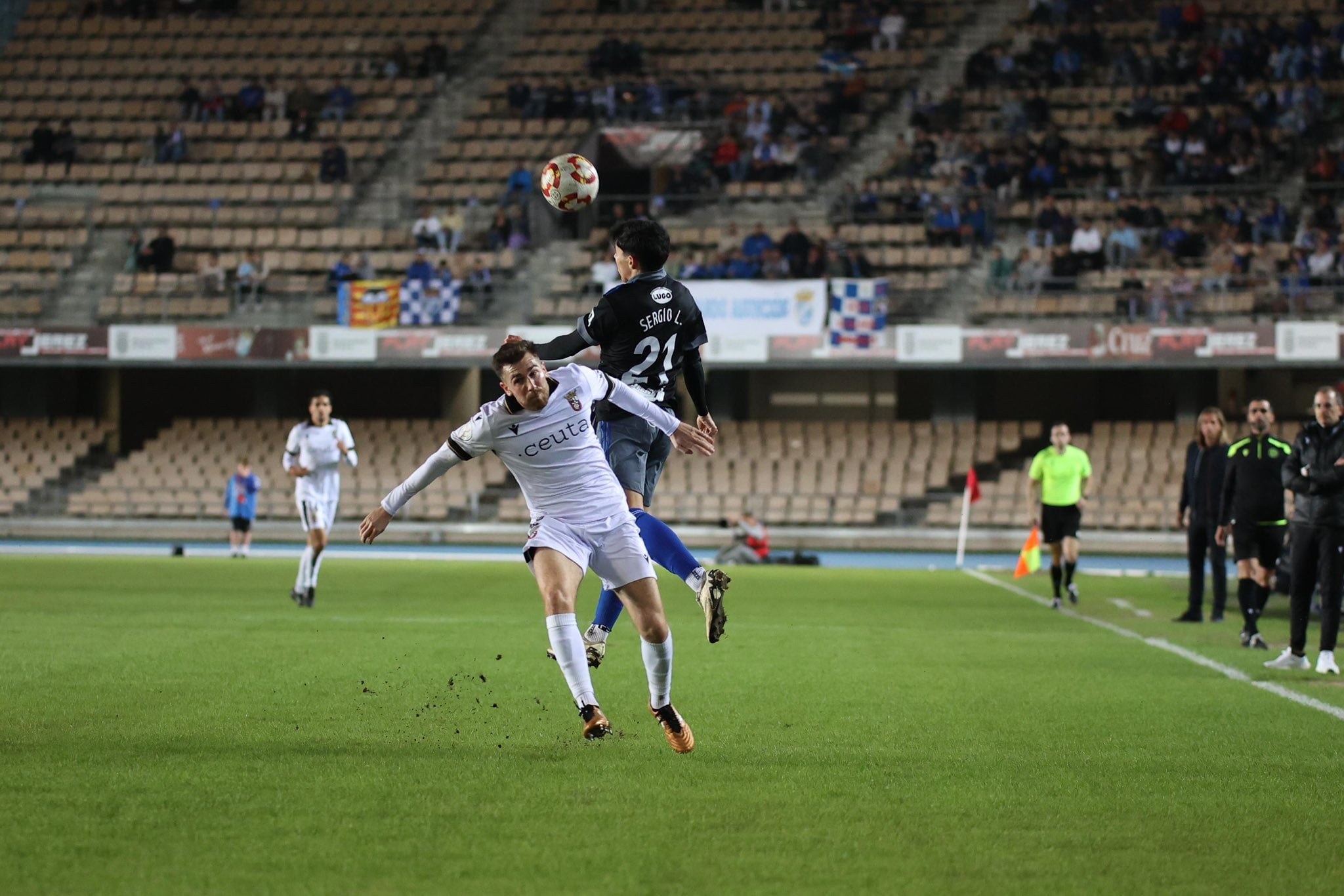 Imagen del partido de Copa del Xerez CD ante el Ceuta