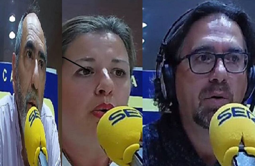 Eduardo Jimenez, Inmaculada Olea, Manuel Ortiz.