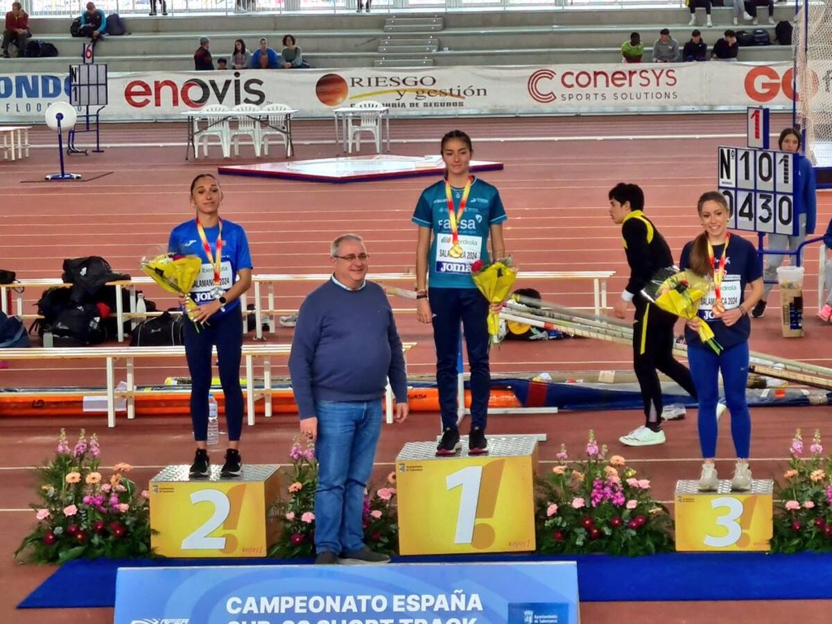 Carla Jiménez revalida su título de campeona de España Sub'20 en el 1500