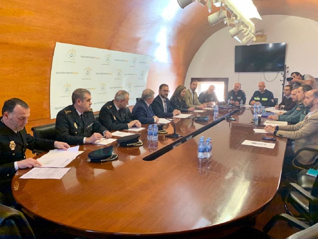 Reunión de la Junta Local de Seguridad para la Semana Santa de Lorca