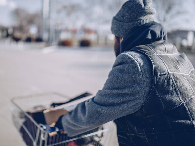 Persona sin hogar (archivo)