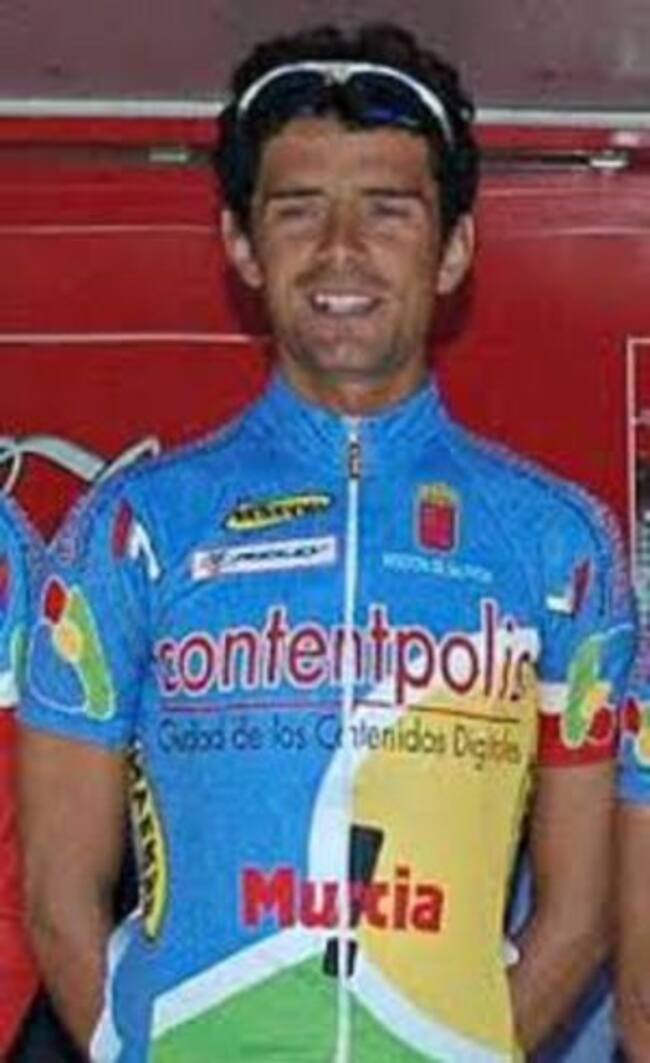 Sáchez Pimienta, con el maillot del Contentpolis Murcia.