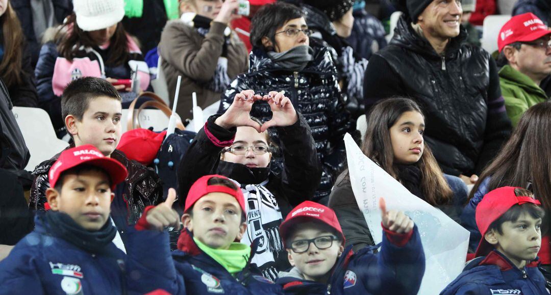 Los niños llenarán la grada durante el partido de la jornada 9 de la Serie A. 