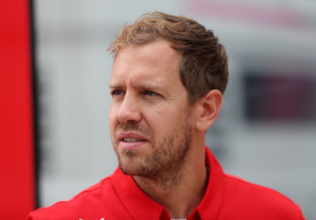 Vettel, en Silverstone. 