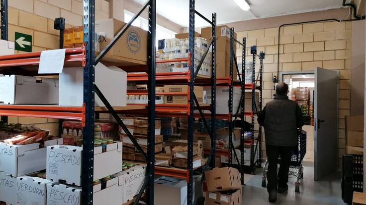 "Vienen a buscar alimentos a Cáritas personas que nunca pensaron verse así" (09/03/2021)