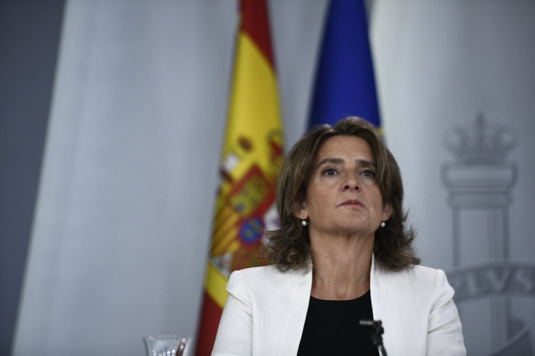 La ministra para la Transición Ecológica en funciones, Teresa Ribera.