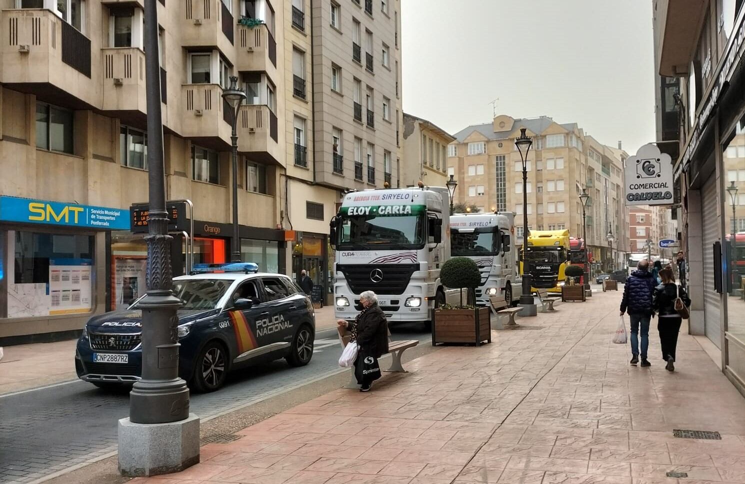 Manifestación de transportistas