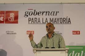 Francisco Arcila, alcalde de Torrecera, durante la campaña electoral