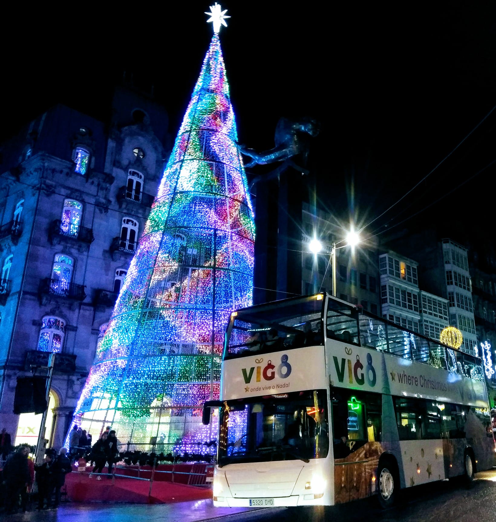 El Nadal Bus recorrerá las luces de Vigo