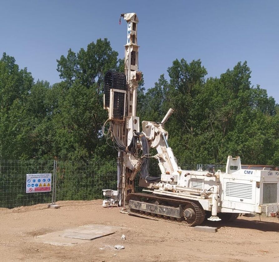Trabajos en las orillas del Río Duero