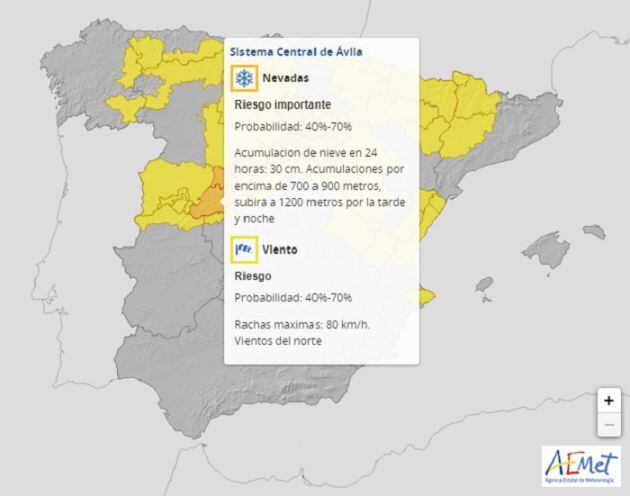 Previsión para el 16 de marzo de 2020