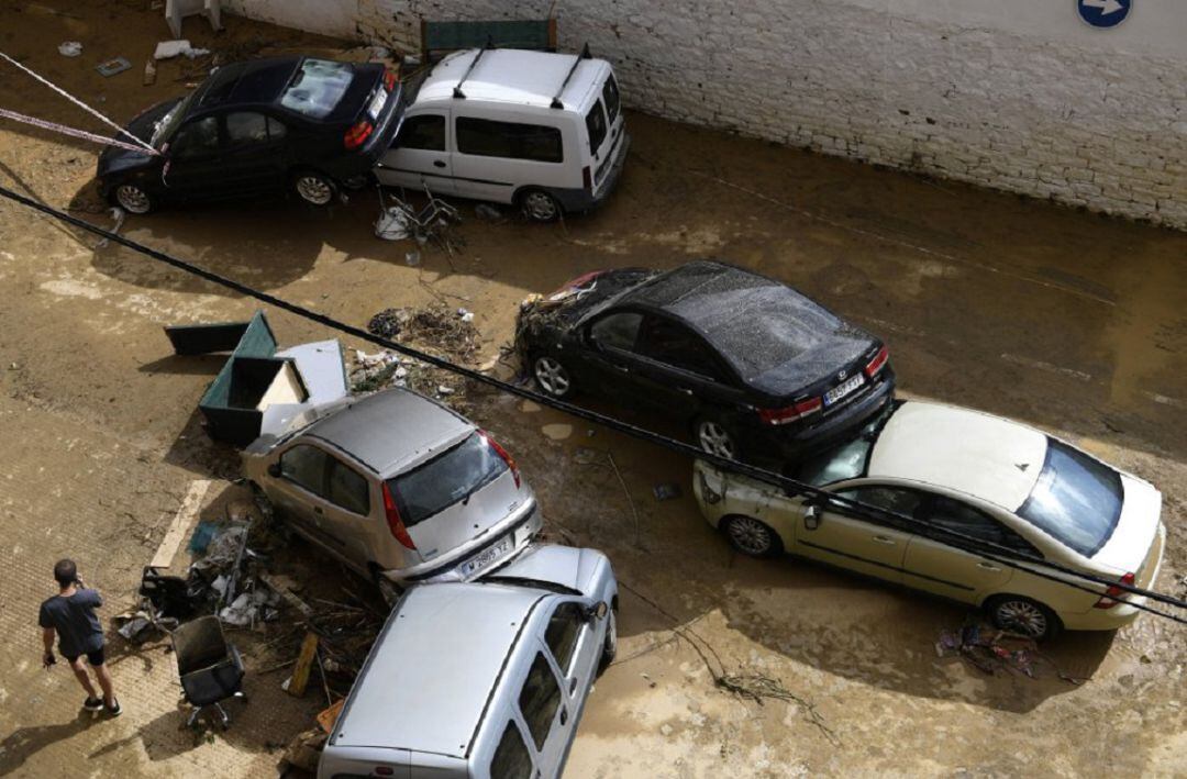 Inundaciones de Tafalla en julio de 2019.