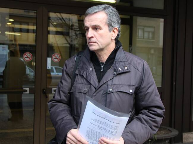 Eusebi Nomen, el dia que va presentar la querella contra Cinca