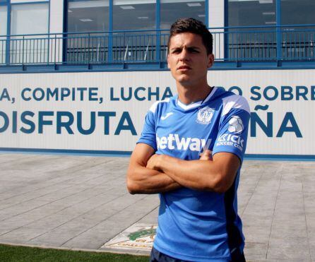 El delantero argentino del Leganés, Guido Carrillo posaba este miércoles durante una entrevista concedida a la Agencia Efe