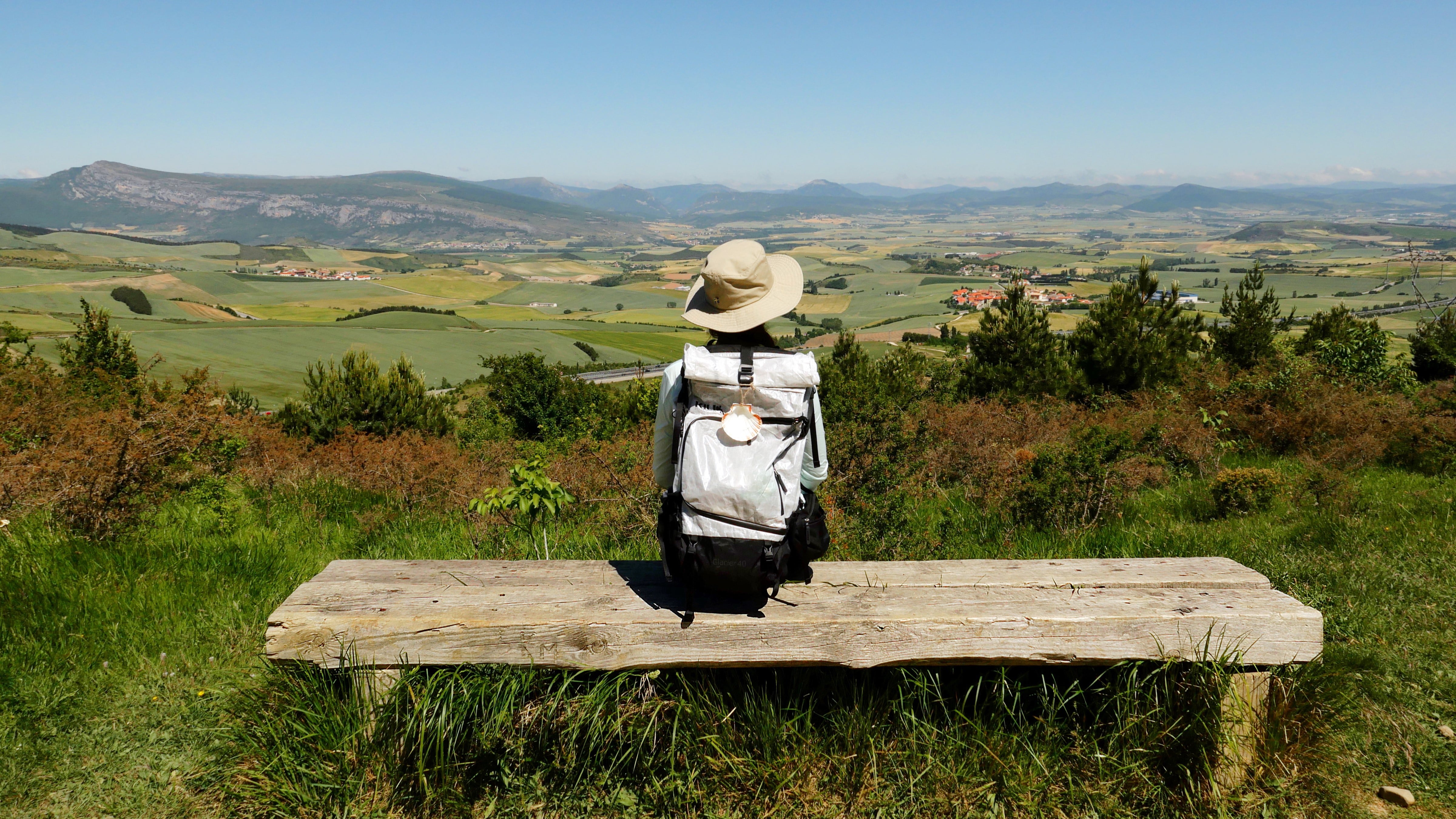 Peregrina del Camino de Santiago en Navarra. Gobierno de Navarra