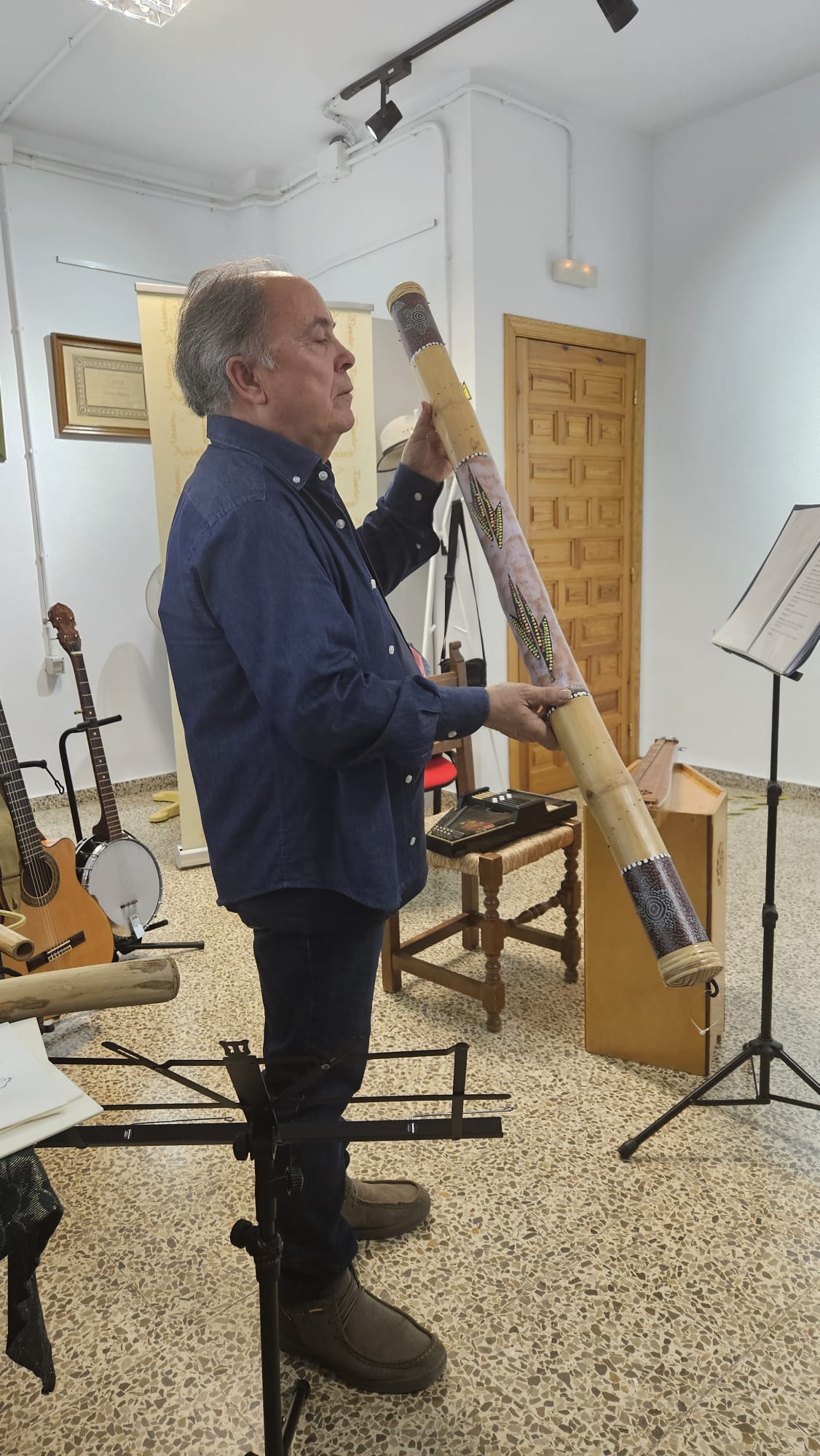 Otro de los instrumentos que presentaba Juan Guerrero