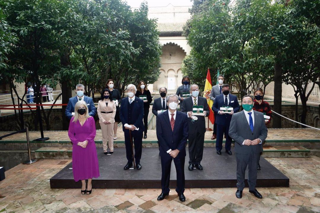 Acto de entrega de las Banderas de Andalucía