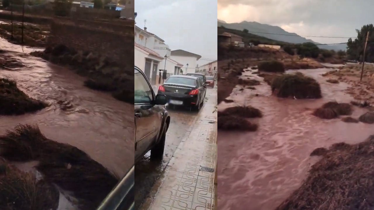 Consecuencias de las fuertes lluvias el 22 de agosto de 2024 en Huéscar (Granada)