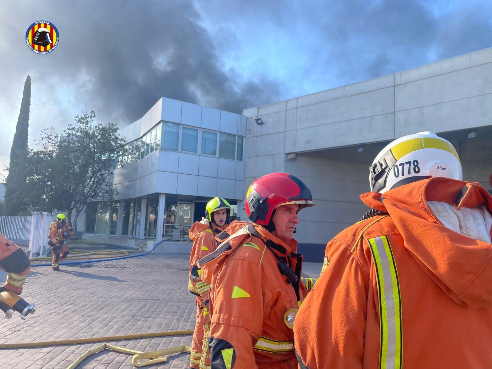 Incendio Albuixech. Foto: Consorcio Bomberos Valencia