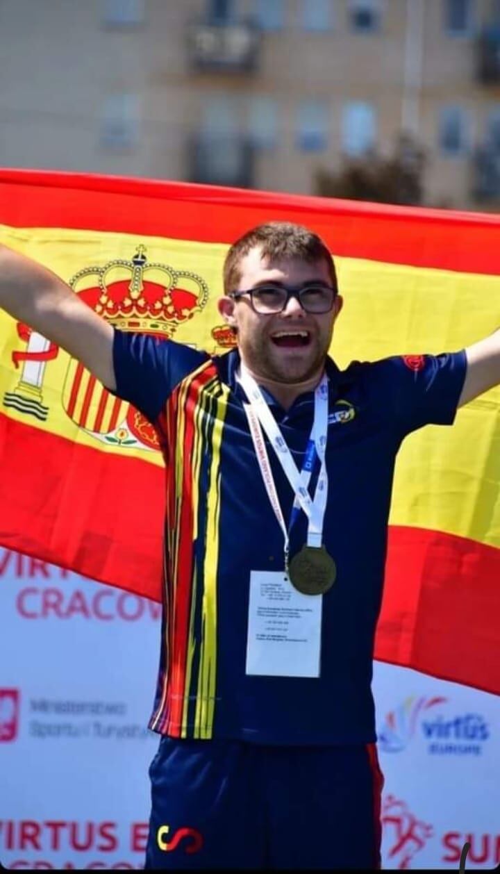 El malagueño Manuel Guerrero, Campeón de Europa en los 400 metros lisos en los European Games Virtus